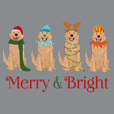Golden Retriever Christmas Line Up - Adult Unisex Crewneck Sweatshirt