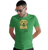Golden Retriever Headshot - Adult Unisex T-Shirt