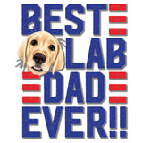 Best Lab Dad Ever - Adult Unisex Long Sleeve T-Shirt