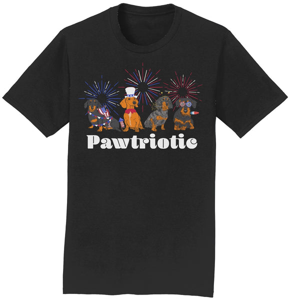 4th of July Lineup Dachshund - Adult Unisex T-Shirt