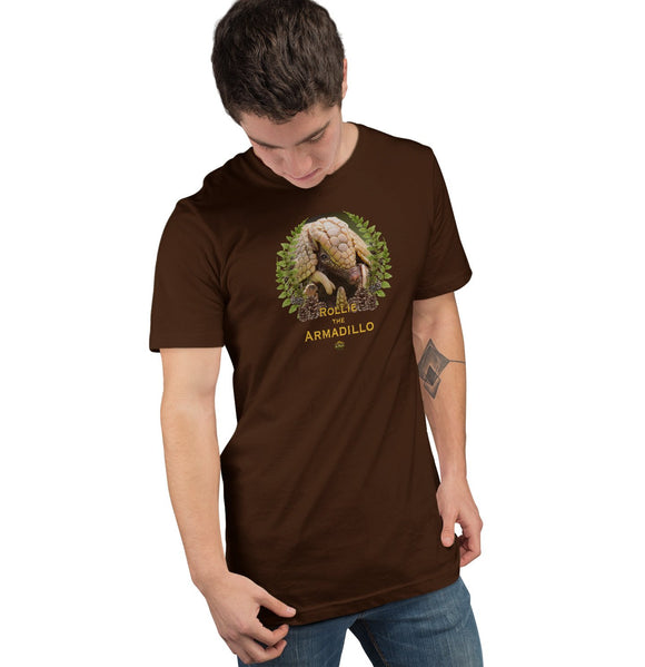 New Zoo & Adventure Park - Rollie the Armadillo - Adult Unisex T-Shirt