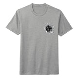 LRC Logo - Left Chest Black & White - Adult Tri-Blend T-Shirt