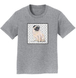 Pug Love Text - Kids' Unisex T-Shirt
