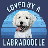 Loved By A Labradoodle - Adult Unisex Hoodie Sweatshirt
