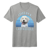 Loved By A Labradoodle - Adult Tri-Blend T-Shirt