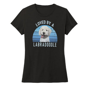 Parker Paws Store - Loved By A Labradoodle - Women's Tri-Blend T-Shirt