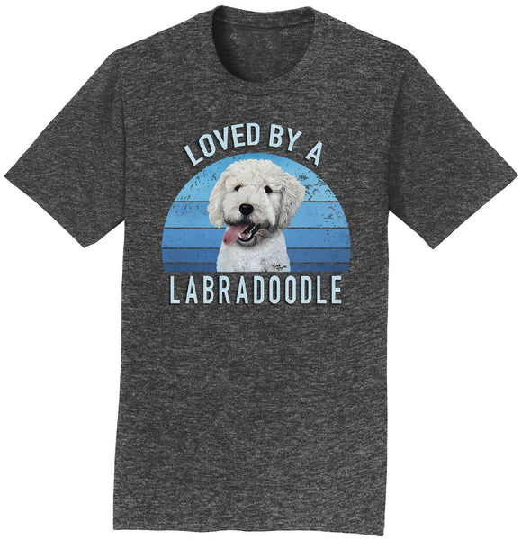 Parker Paws Store - Loved By A Labradoodle - Adult Unisex T-Shirt