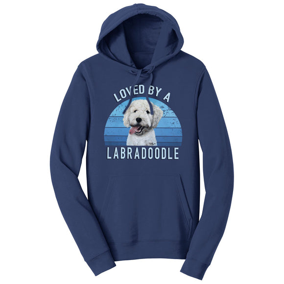 Parker Paws Store - Loved By A Labradoodle - Adult Unisex Hoodie Sweatshirt