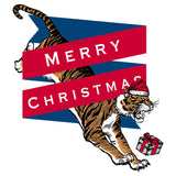 Merry Christmas Tiger - Adult Unisex Long Sleeve T-Shirt