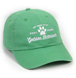 Animal Pride - My Dog is my Best Friend Golden (on Green) - Classic Twill Hat