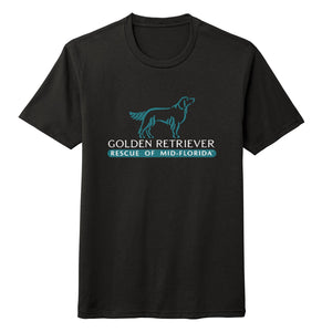 Golden Retriever Rescue of Mid-Florida Logo - Tri-Blend T-Shirt