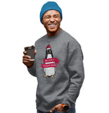 Merry Christmas Penguin - Adult Unisex Crewneck Sweatshirt