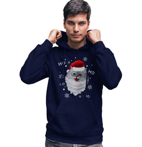 Animal Pride - Santa Cat - Adult Unisex Hoodie Sweatshirt