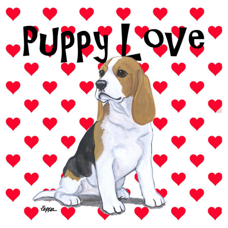 Beagle Puppy Love - Adult Unisex Hoodie Sweatshirt