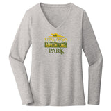 NEW Zoo & Adventure Park - Logo - Women's V-Neck Long Sleeve T-Shirt