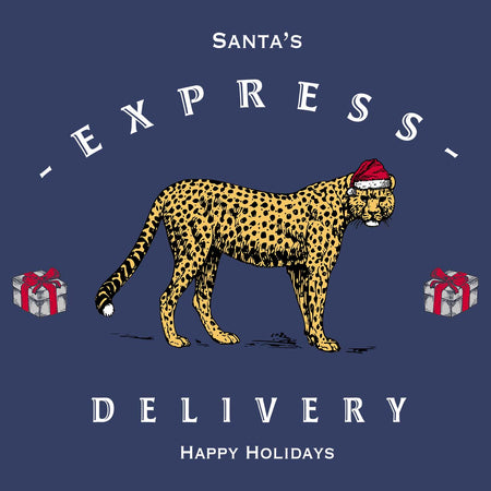 Cheetah Express Delivery - Adult Unisex Crewneck Sweatshirt