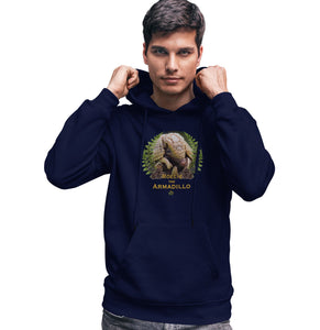 New Zoo & Adventure Park - Rollie the Armadillo - Adult Unisex Hoodie Sweatshirt