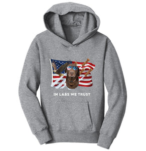 In Lab we Trust Chocolate - Kids' Unisex Hoodie Sweatshirt