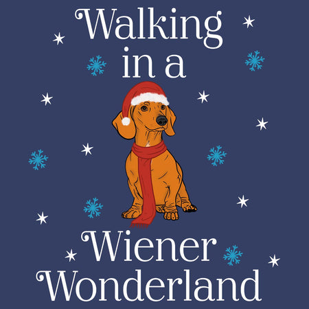 Red Wiener Wonderland - Adult Unisex Crewneck Sweatshirt