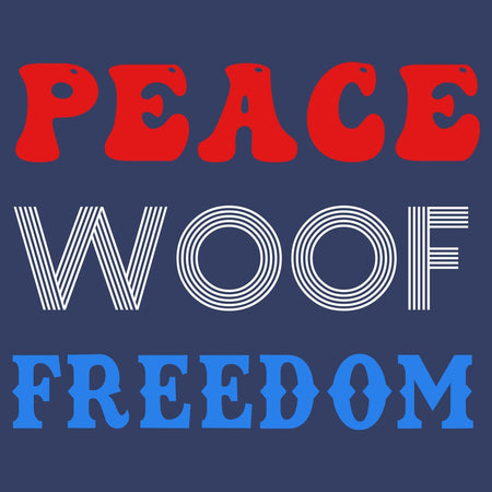 Peace Woof Freedom - Kids' Unisex T-Shirt