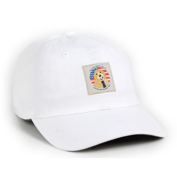 Mayor Max - Live By The Golden Rule on White - Vintage Twill Hat