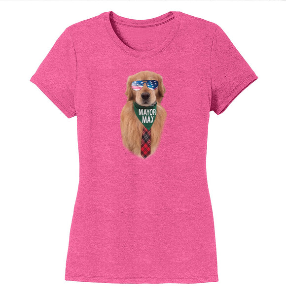 Mayor Max - Sunglasses Mayor Max - Women's Tri-Blend T-Shirt