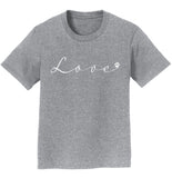 Love Script Paw - Kids' Unisex T-Shirt