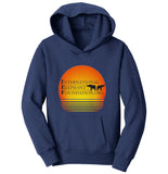 IEF Sunset Logo - Kids' Unisex Hoodie Sweatshirt