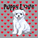 Maltese Puppy Love - Adult Unisex T-Shirt