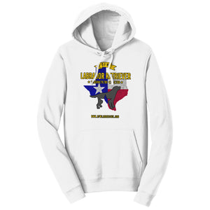 DFWLRRC - DFW LRRC Texas Flag Black Lab Logo - Adult Unisex Hoodie Sweatshirt