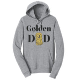 Golden Dad Illustration - Adult Unisex Hoodie Sweatshirt