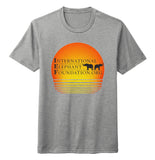 International Elephant Foundation - IEF Sunset Logo - Adult Tri-Blend T-Shirt
