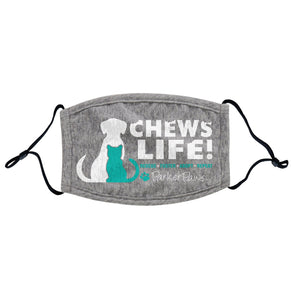 Parker Paws Chews Life - Adult Adjustable Face Mask