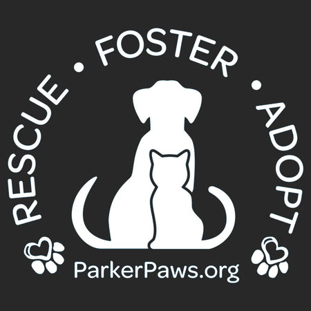 Parker Paws Logo Rescue Foster Adopt - Kids' Unisex Hoodie Sweatshirt