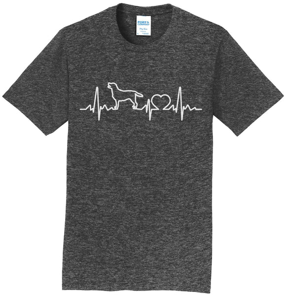 Labrador Heartbeat Monitor - Adult Unisex T-Shirt