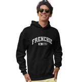 Frenchie Dad - Sport Arch - Adult Unisex Hoodie Sweatshirt