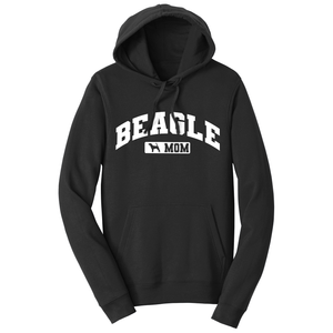 Parker Paws Store - Beagle Mom - Sport Arch - Adult Unisex Hoodie Sweatshirt