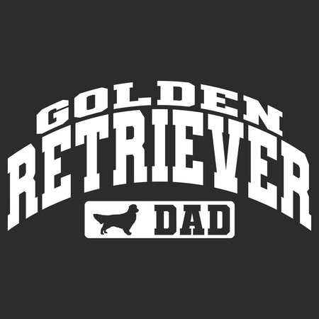 Golden Retriever Dad - Sport Arch - Adult Unisex Hoodie Sweatshirt