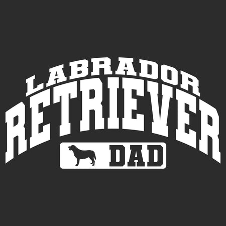 Labrador Retriever Dad - Sport Arch - Adult Unisex Hoodie Sweatshirt