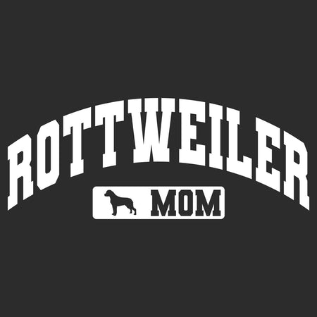 Rottweiler Mom - Sport Arch - Adult Unisex Hoodie Sweatshirt