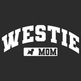 Westie Mom - Sport Arch - Adult Unisex Hoodie Sweatshirt