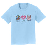Peace Love Hippos - Kids' Unisex T-Shirt