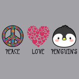 Peace Love Penguins - Kids' Unisex Hoodie Sweatshirt