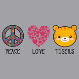 Peace Love Tigers - Kids' Unisex Hoodie Sweatshirt