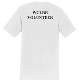WCLRR Volunteer - Adult Unisex T-Shirt - White