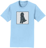 Parker Paws Store - Black Labradoodle Love - Adult Unisex T-Shirt