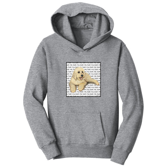 Parker Paws Store - Goldendoodle Love - Kids' Unisex Hoodie Sweatshirt