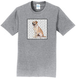 Yellow Lab Love Text - Adult Unisex T-Shirt